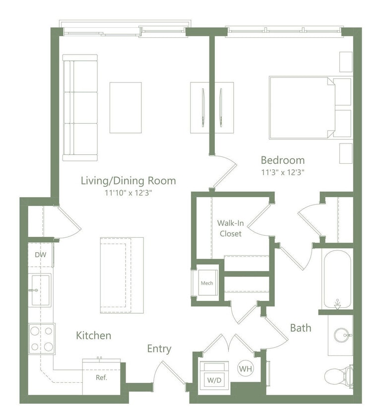A4.1 floor plan Enclave at Raritan - A4.1