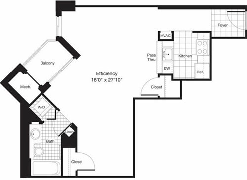 Floor Plan - Studio F