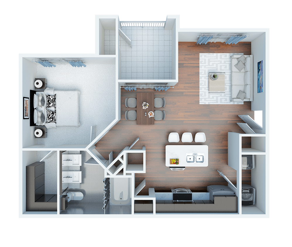 1 Bed / 1 Bath / 800 Sqft - Mesquite