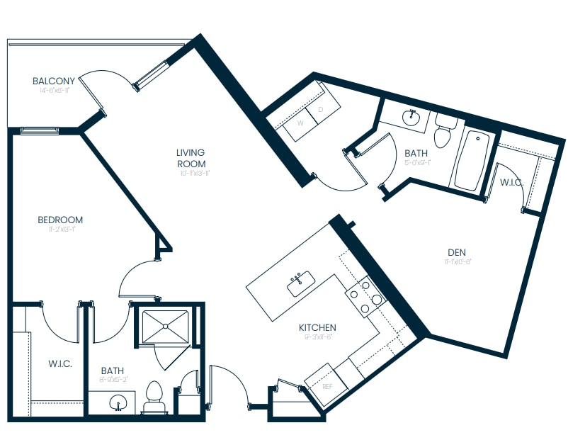 A5 - A5 - One Bedroom w/ Den