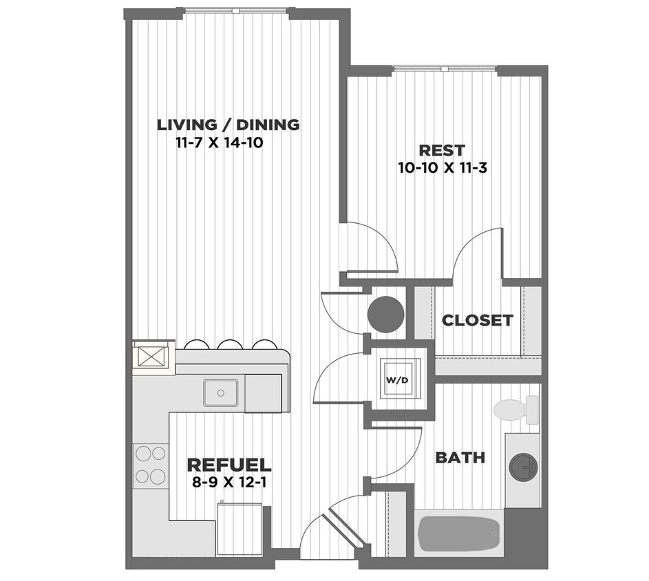 Floor Plan - mA1A Income Restricted