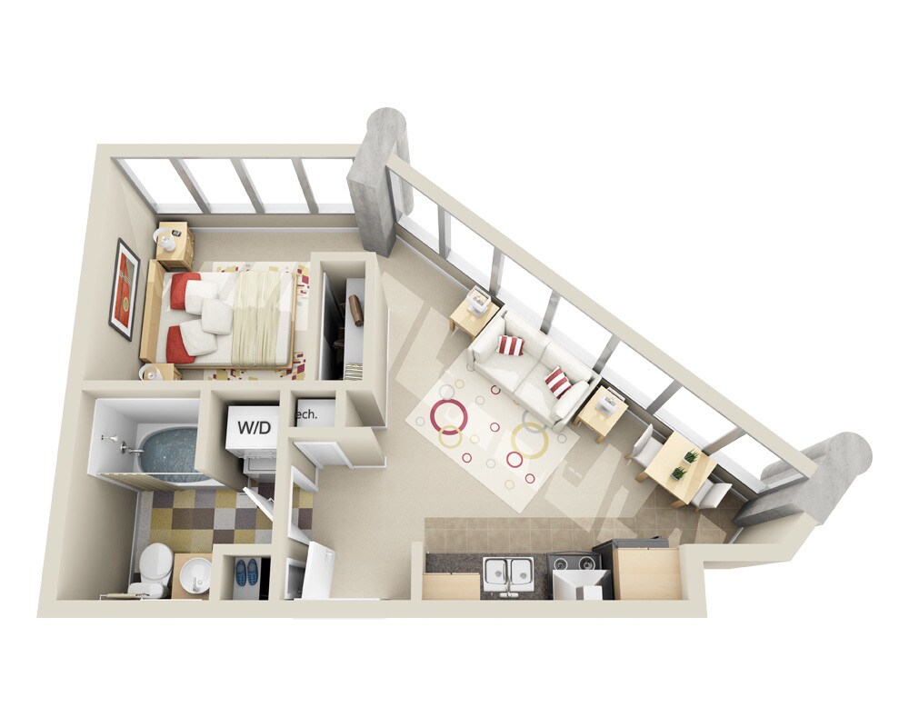 Floor Plan - Midrise E1F