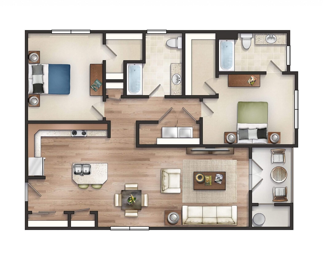 Floor Plan - The Berkeley