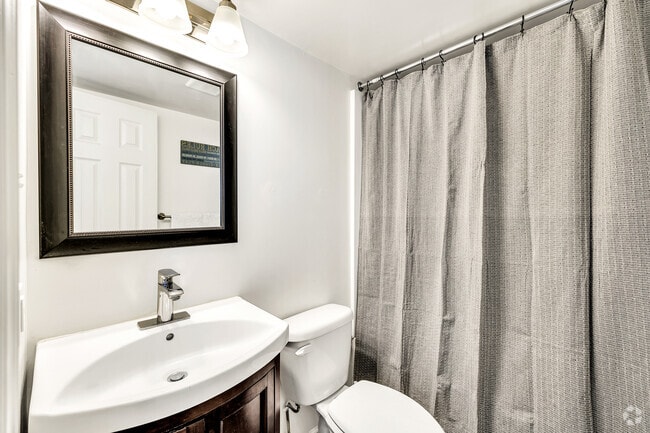 1BR, 1BA - 700SF - Bathroom - Sandy Bay Apartments (Furnished)