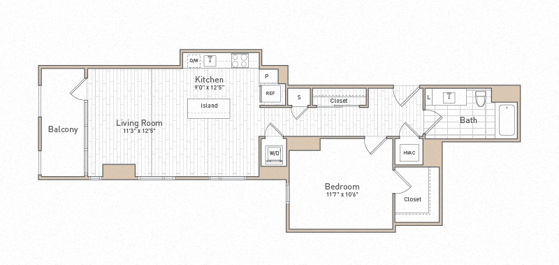 Floor Plan - A15A - Rise