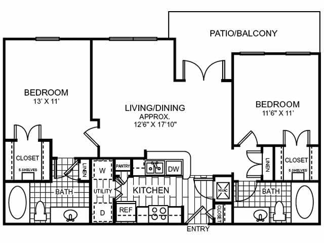 Floorplan - B1e PH 60%