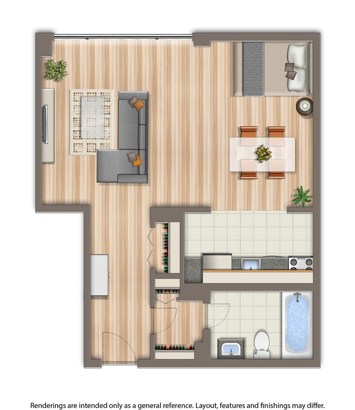 Floor Plan - Studio B