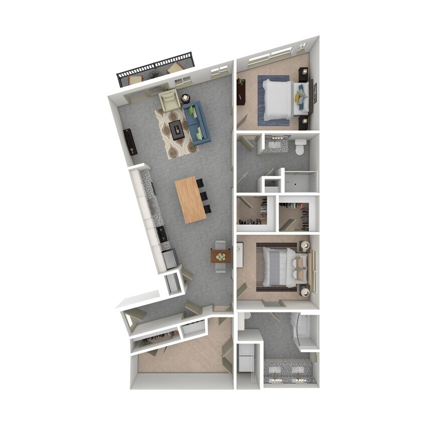 Floor Plan - 2J