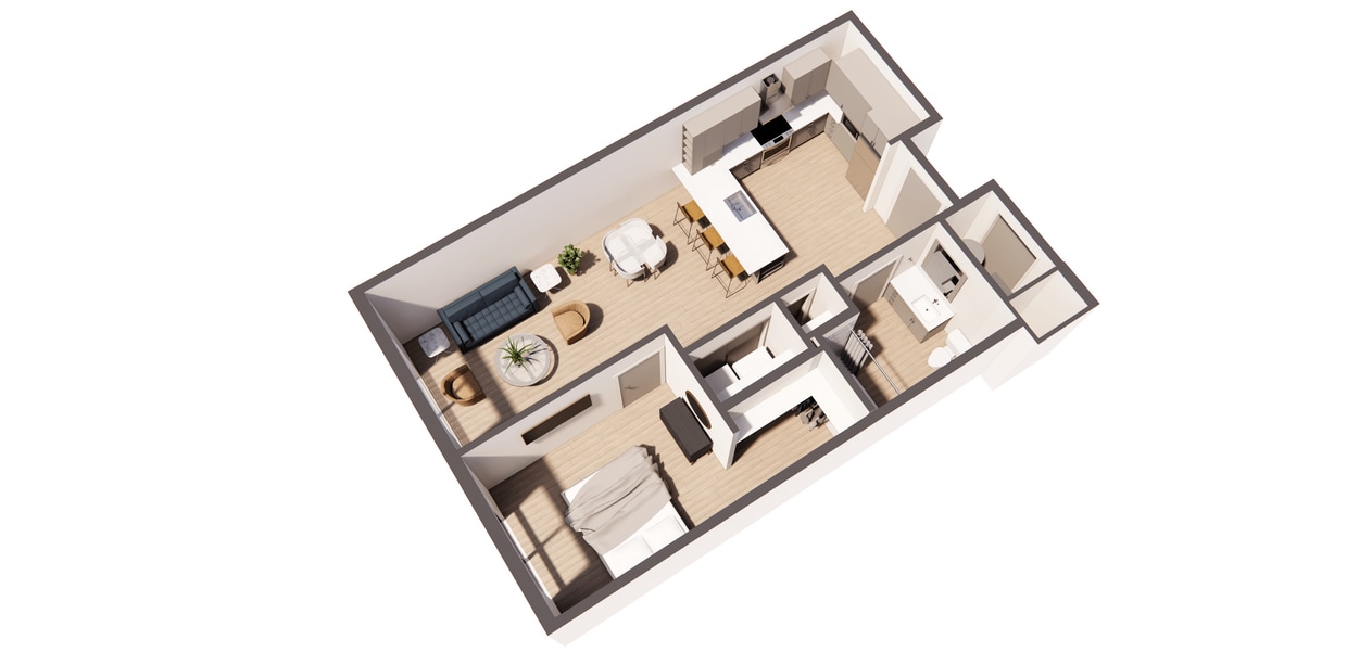 Floor Plan - Monet Juene - INCOME RESTRICTED