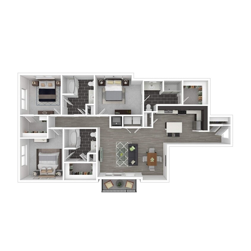 Floor Plan - 3 Bedroom