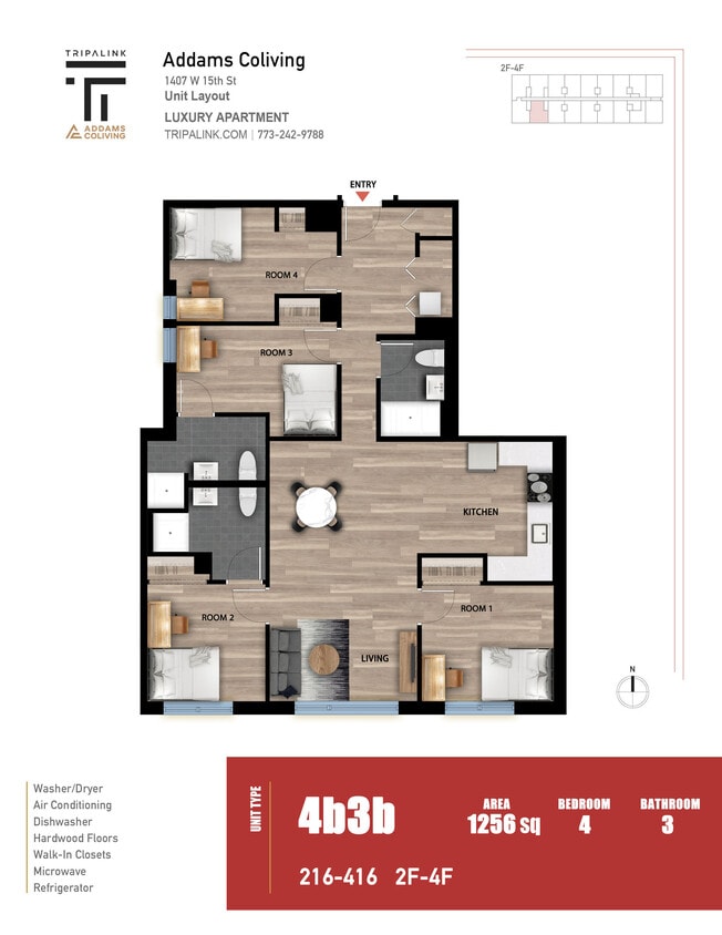 Floor Plan - Unit 216