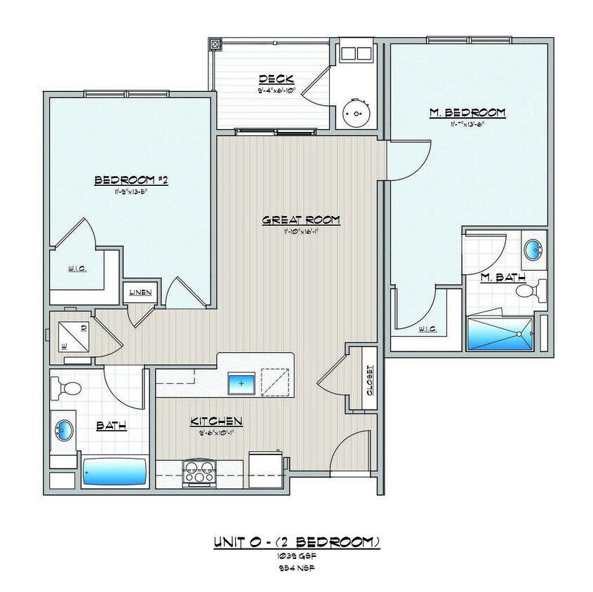 Explore this elegant two-bedroom apartment designed for optimal comfort and style. - 2 Bedroom 2 Bathroom S Elevator