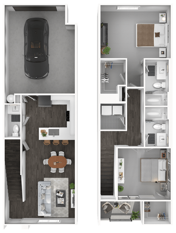 Floor Plan - 2X2TH