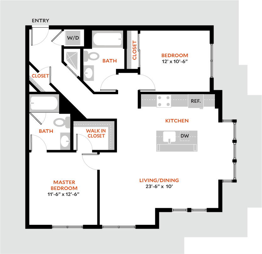 Floor Plan - Plan 2G