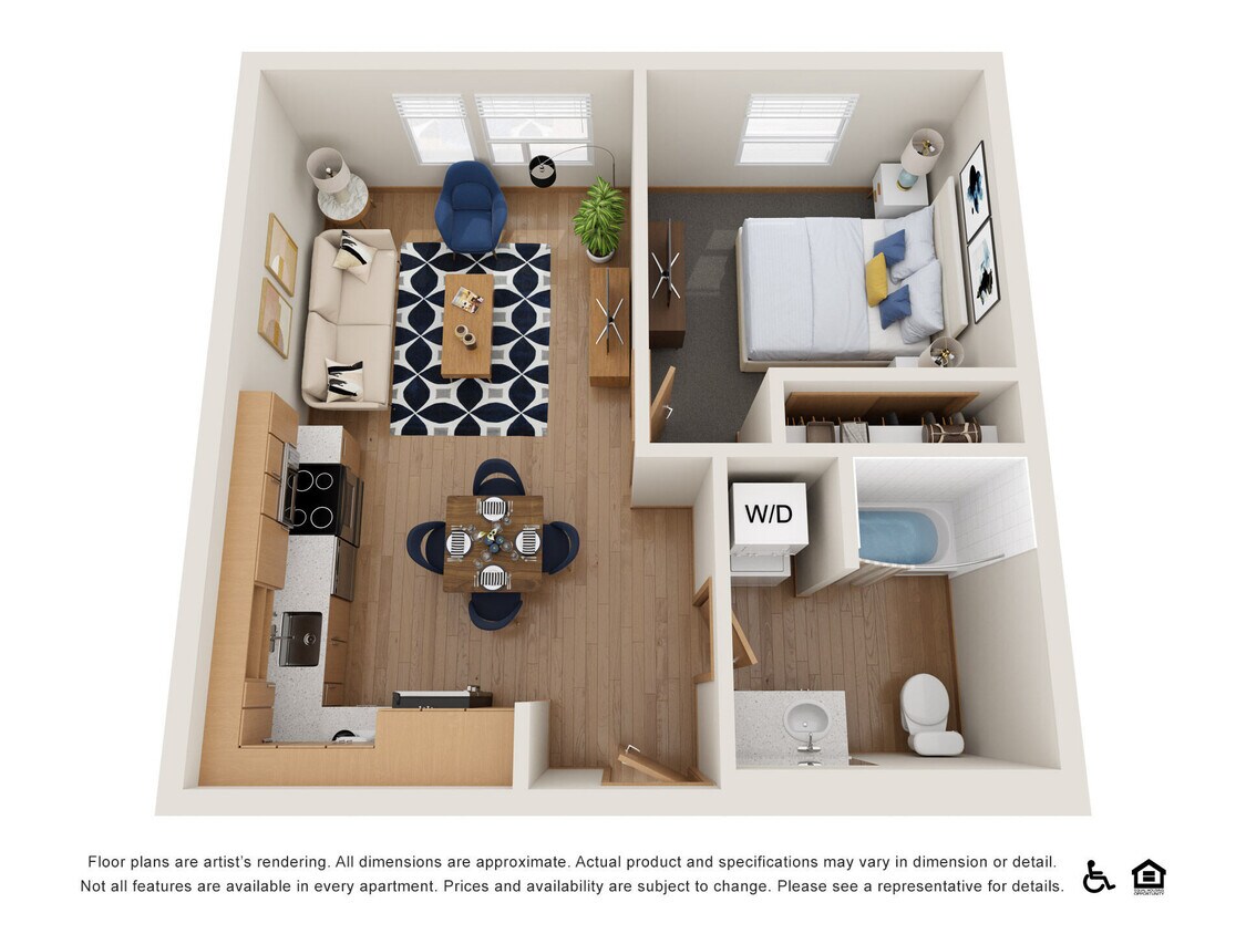 Floor Plan - 1-H MFTE