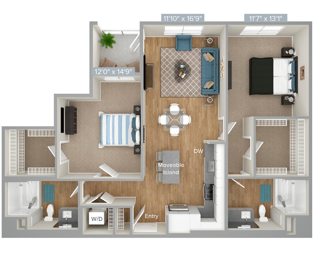 Floor Plan - B3-1151