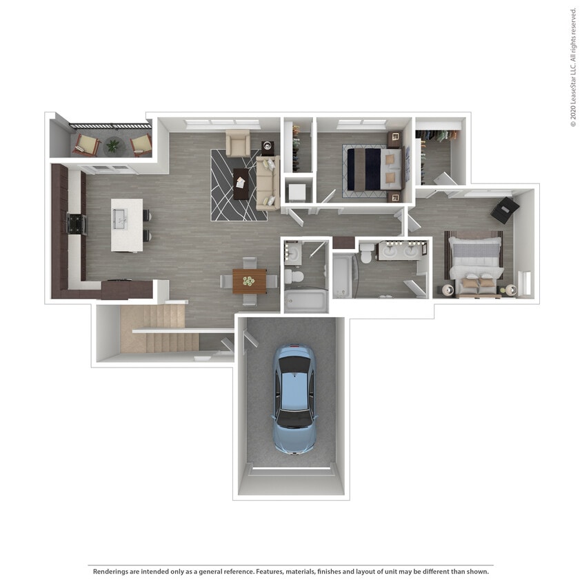 Floor Plan - mr2x2bc