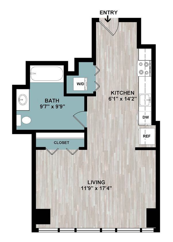 S3 | Studio Floorplan - S3