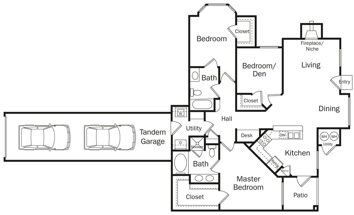 Floor Plan - 3D2T-TOULOUSE