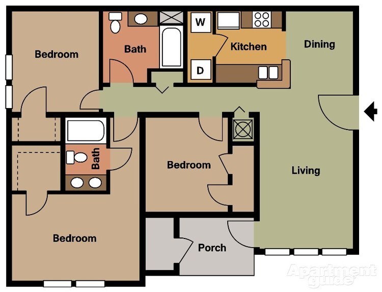 Floor Plan - The Graymor