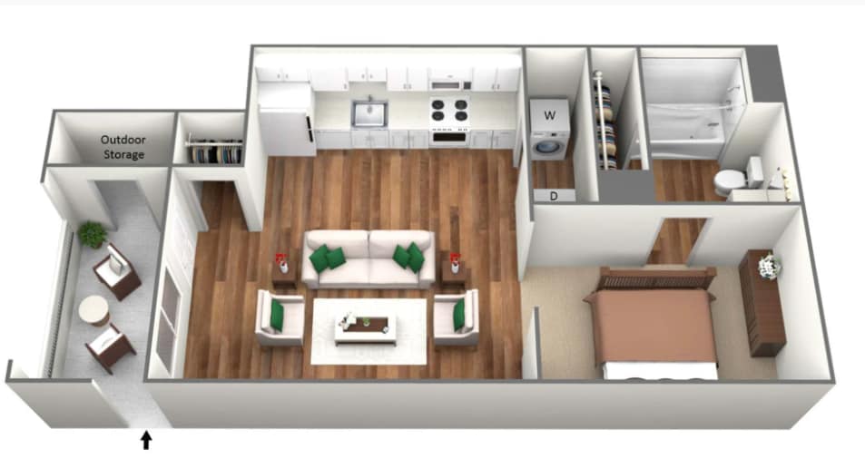 Floor Plan - Studio