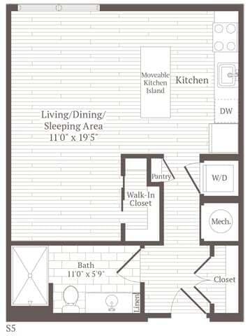 Floor Plan - Studio