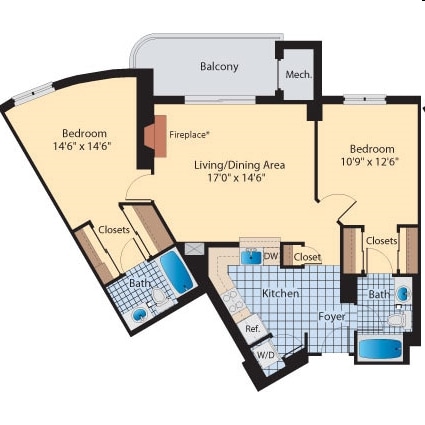 2BR/2BA - Instrata_Abu Dhabi