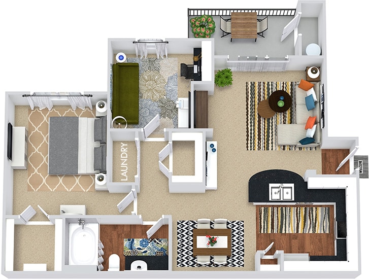 Floor Plan - Roma with Den