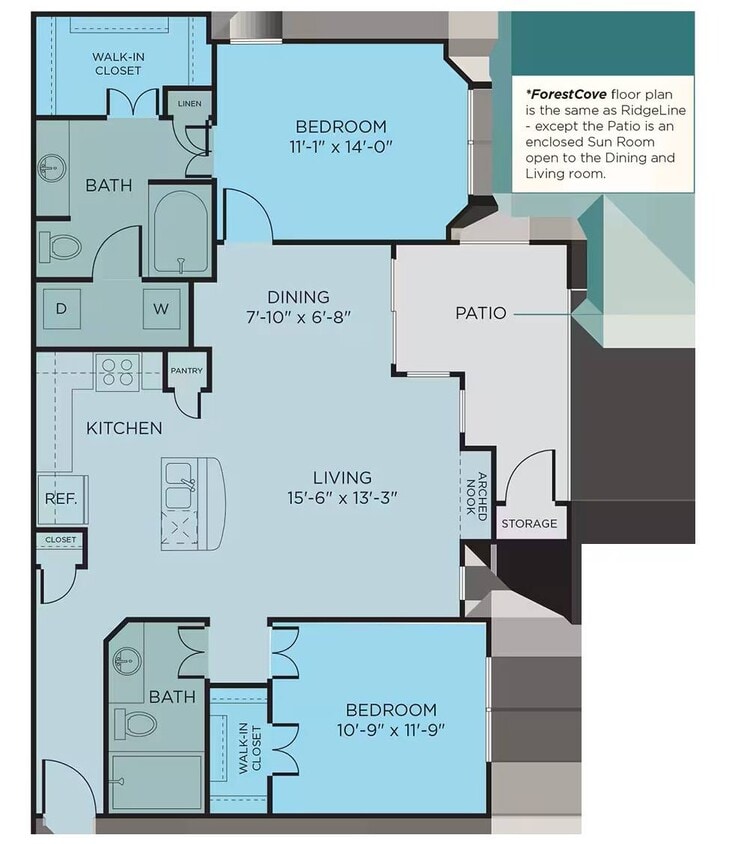 Floor Plan - ForestCove