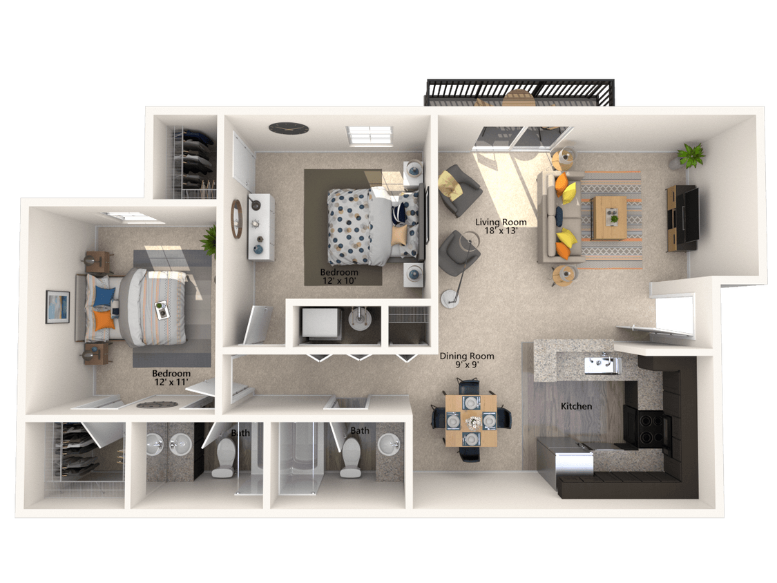 Floor Plan - Potomac