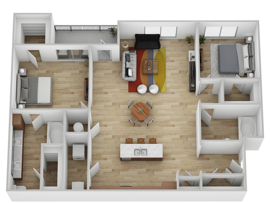 Katy Ranch 1176 SF 2025 - 2 Bed, 2 Bath