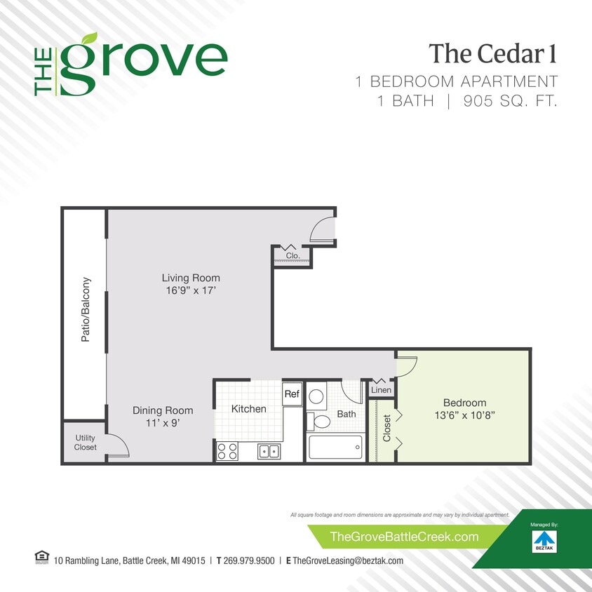 Floor Plan - The Cedar 1