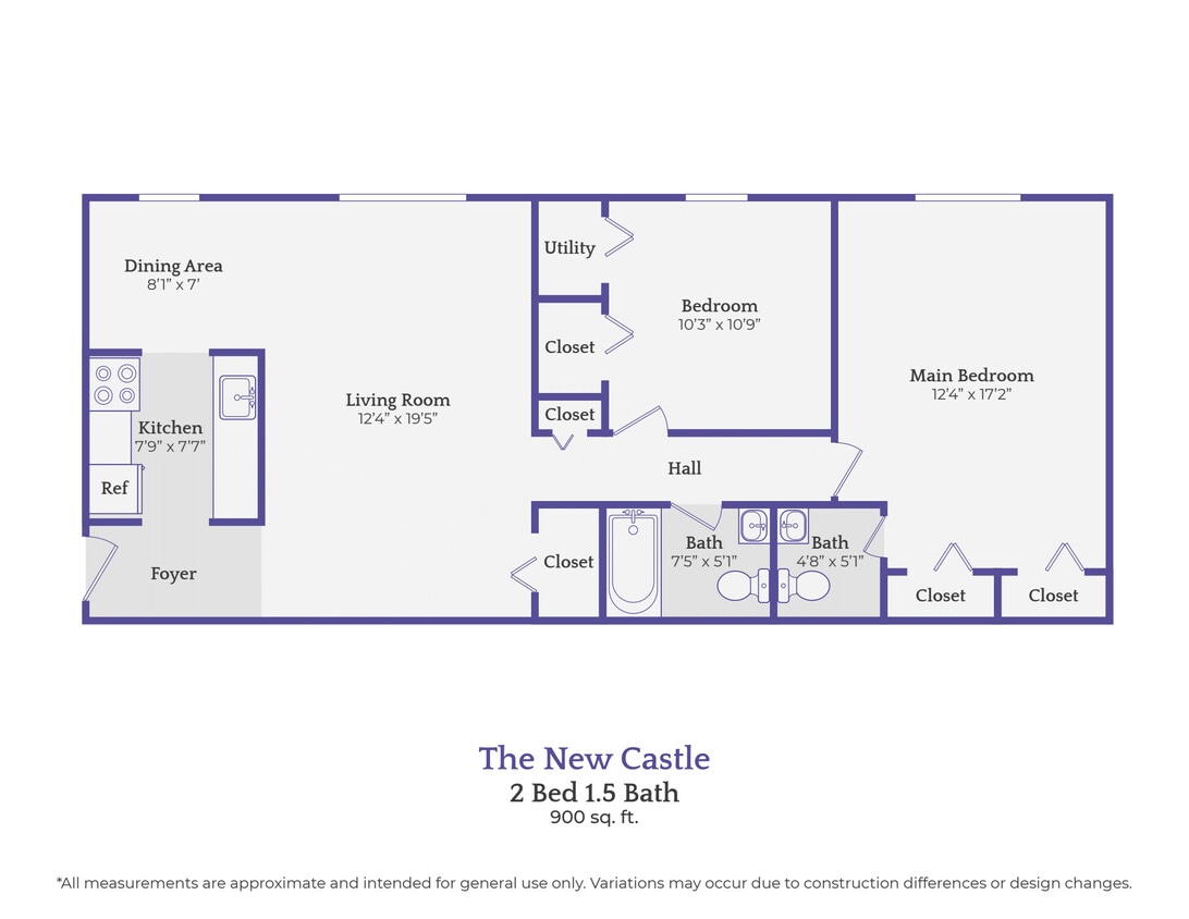 TheNewCastle_2Bed1.5Bath - The New Castle-2 bedroom/1.5 bath - gas included
