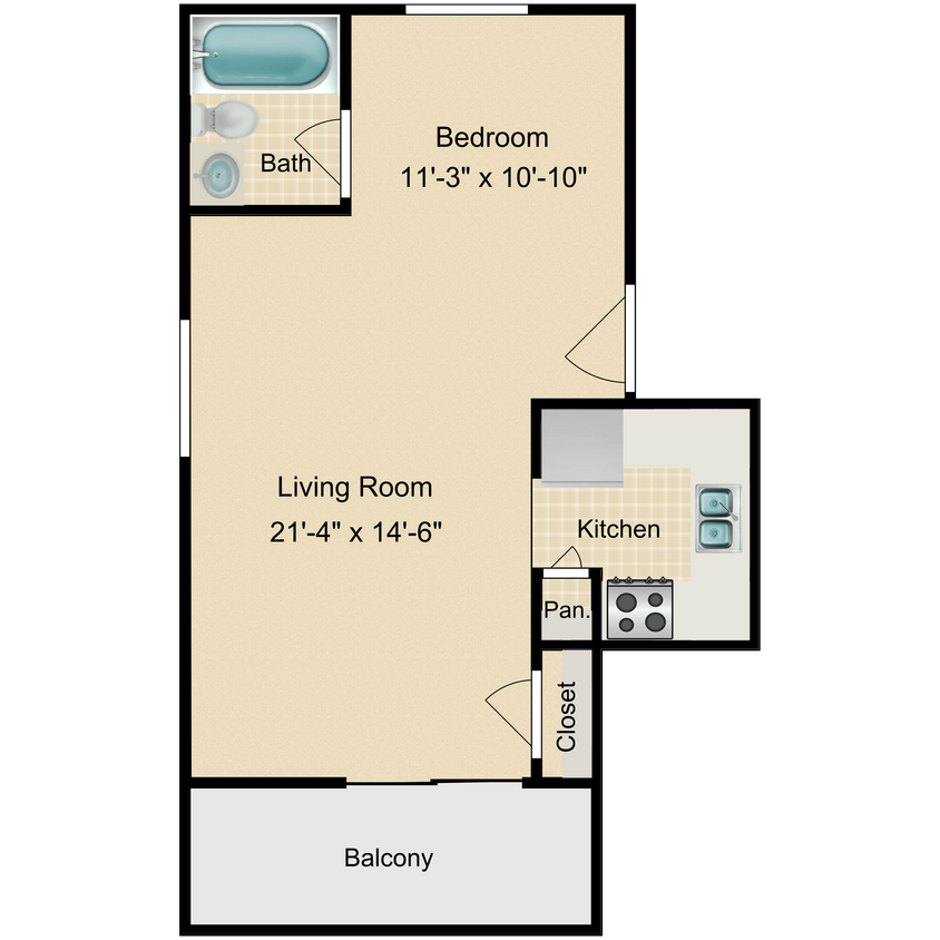 Floor Plan - The Spruce