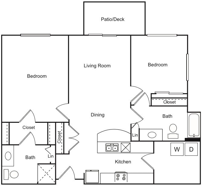 Floor Plan - B4 - 2x2