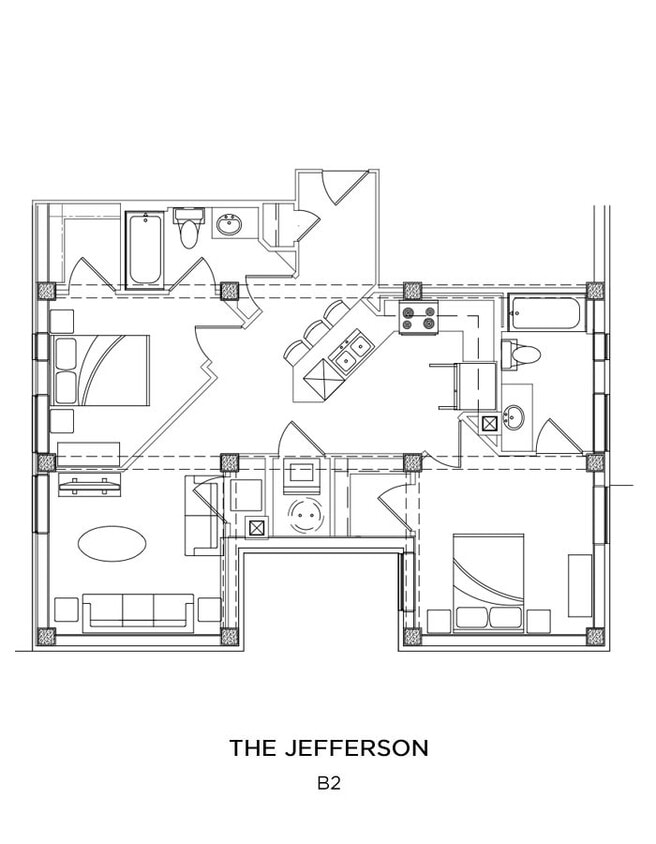 Floor Plan - The Jefferson