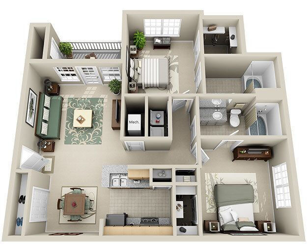 Floor Plan - Dogwood Renovated