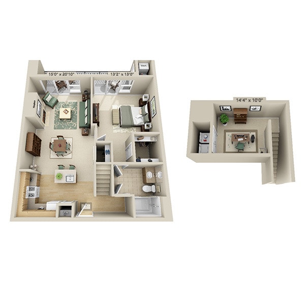 Floor Plan - Fenton (Loft) A1DL