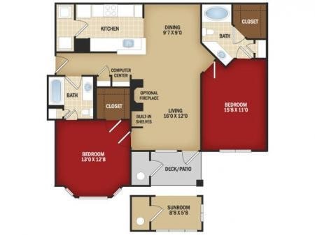Floor Plan - Two Bedroom A
