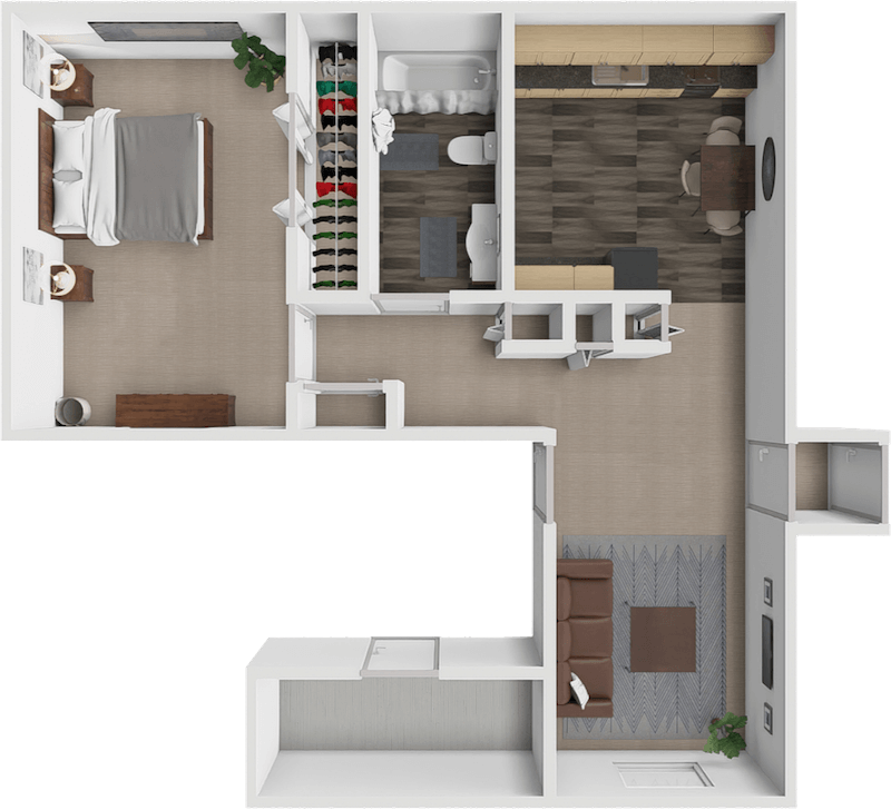 Floor Plan - THE OSCEOLA