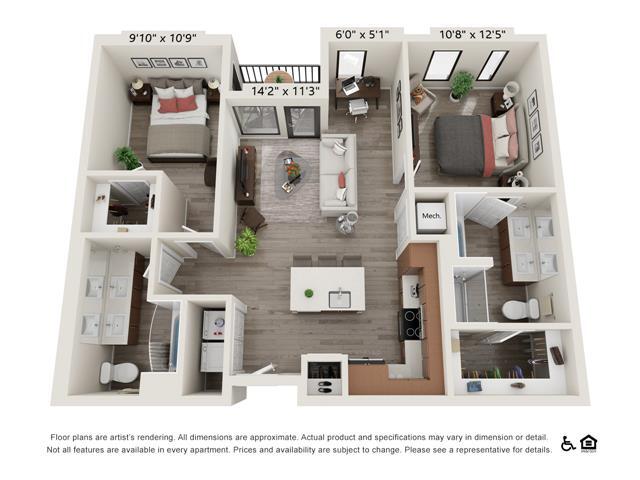 Floor Plan - 2B