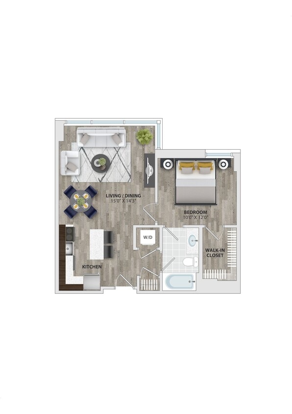 Floor Plan - 1B1