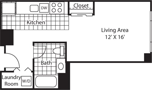 Floor Plan - Studio 489