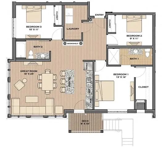 Floor Plan - The Parkway