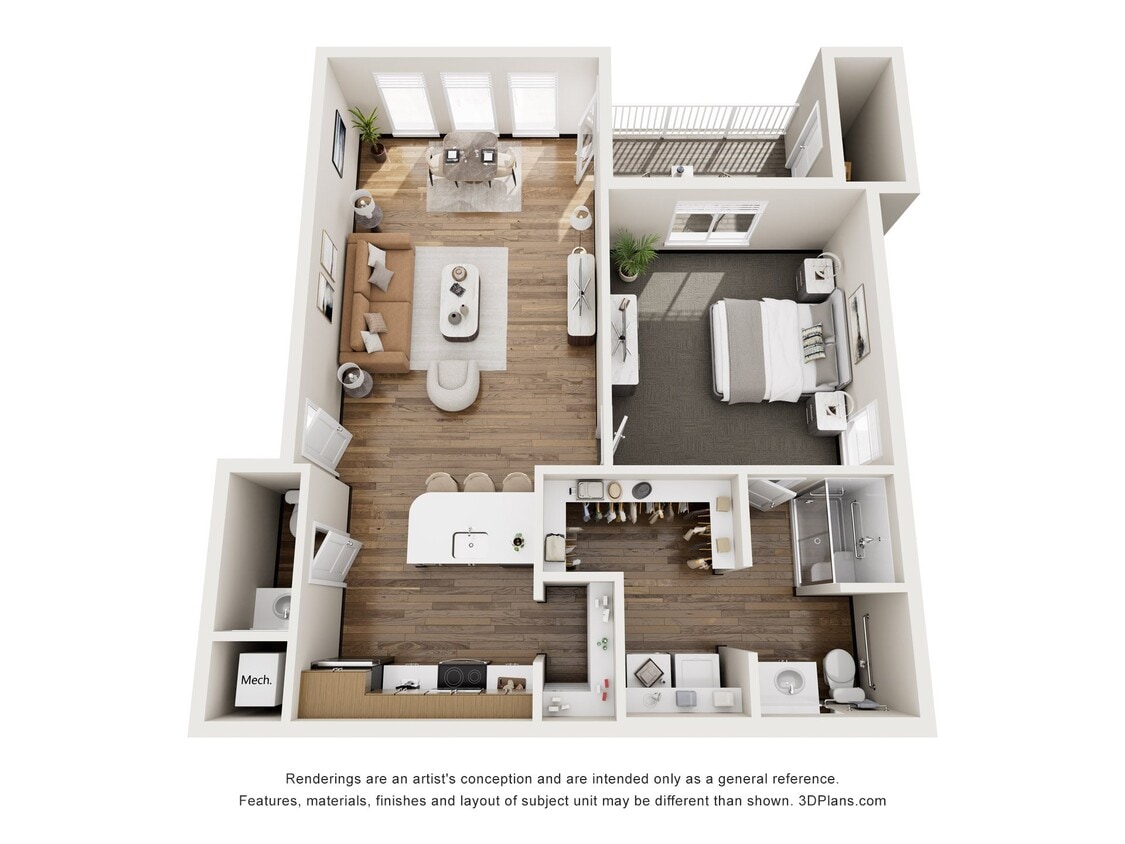 Floor Plan - Alvamar - The Heights at Fairway Flats