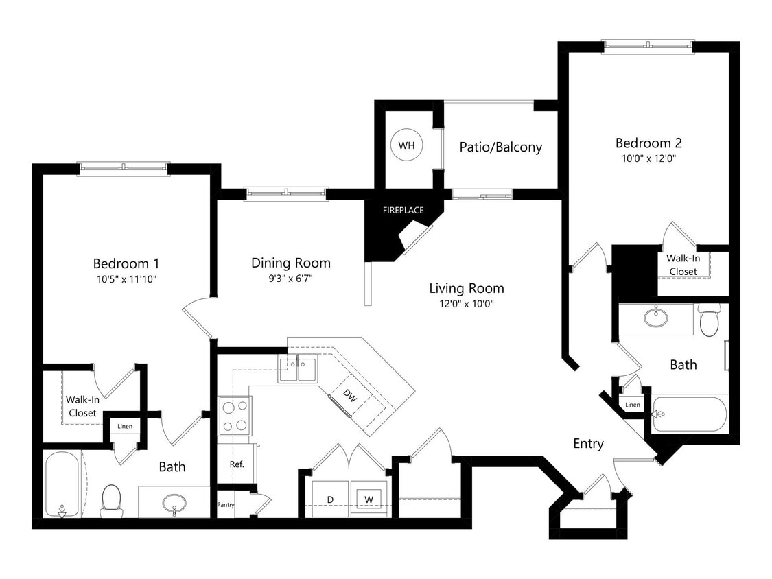 Floor Plan - Chambers Bay