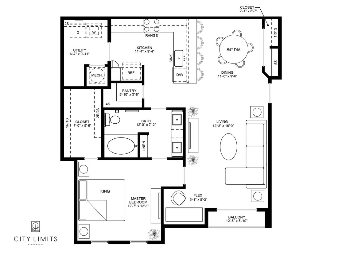 Floor Plan - 1C