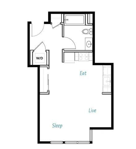 Floor Plan - A1– 0S
