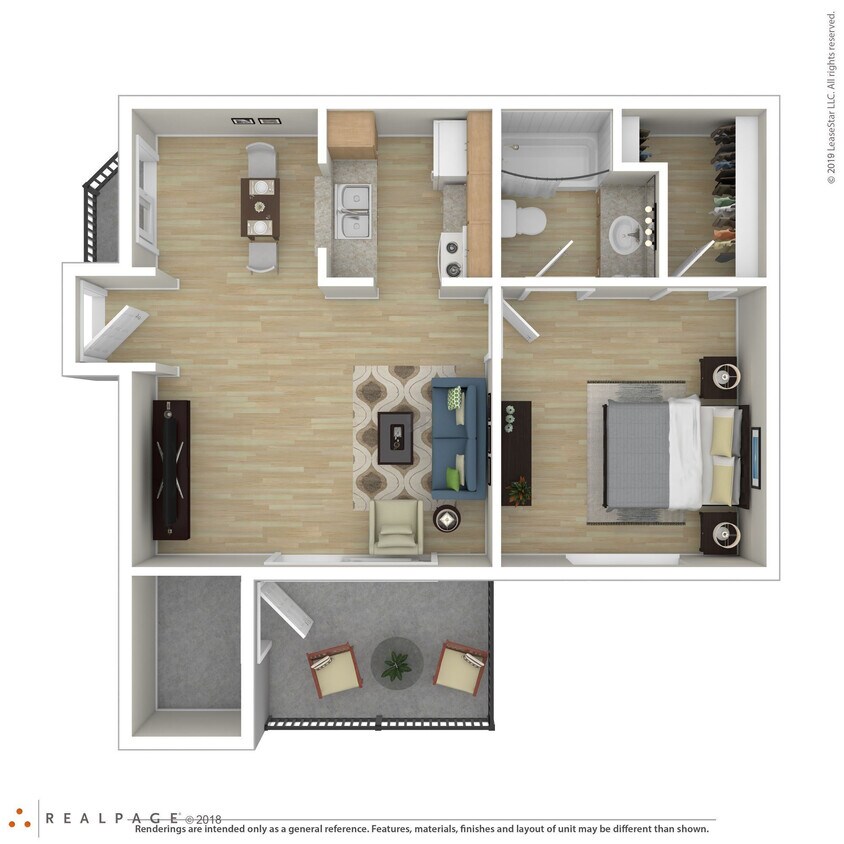 Floor Plan - 1x1VT