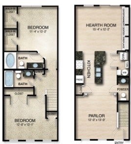 Floor Plan - Mirabeau II